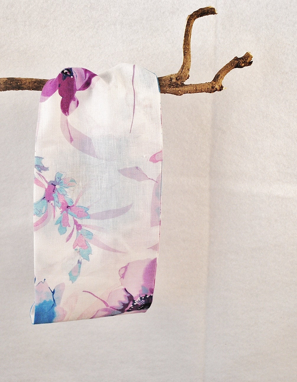 Poppy Fabric Headband  - Iced Poppies