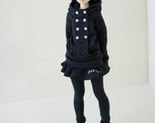 MSD Cutty Skirt Leggins- Dark Gray