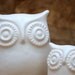 ceramic owl figurines two owl and owlet