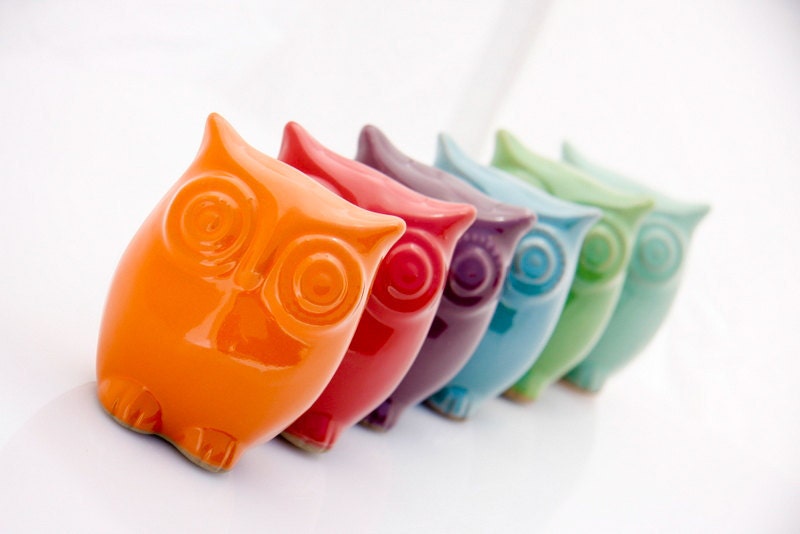 Owl decor - choose your color