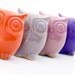 Owl home and garden decor - soft pastels