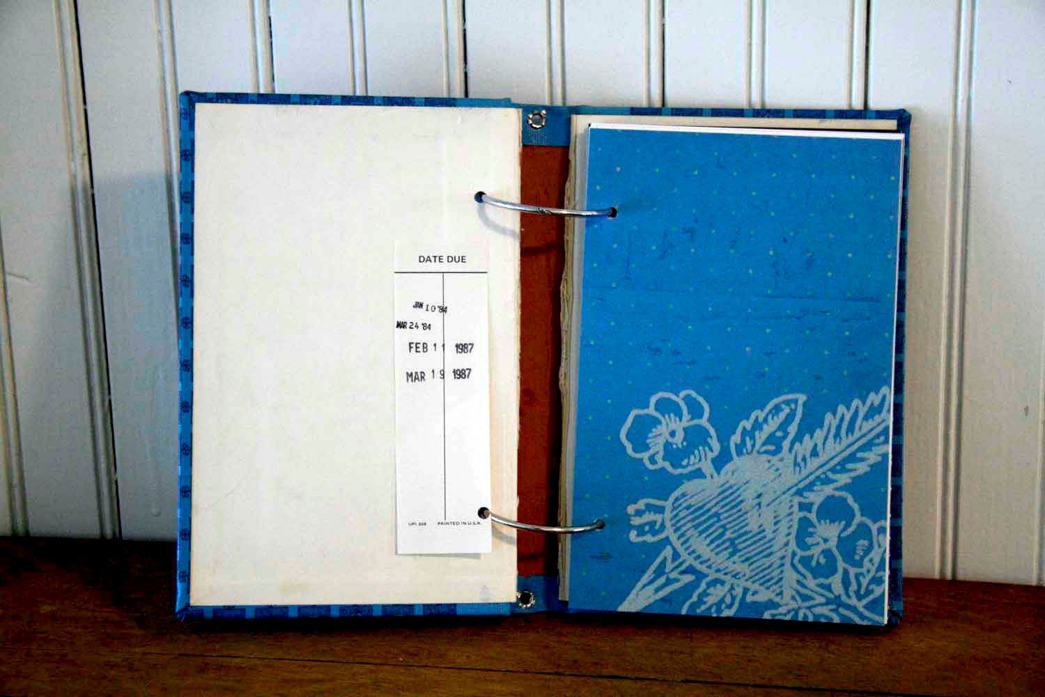 Custom Mixed Paper Journal from a Vintage Book