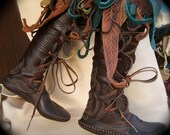 Knee High Owl Forrest Boot