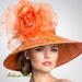 Couture Derby hat-- lampshade Hat