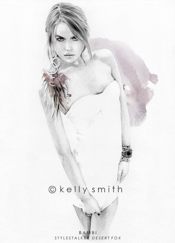 Bambi LIMITED EDITION PRINT - A3 - Sale