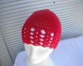 Crochet Teen Cloche With Lace Edge