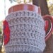 Funny Coffee Mug Cozy tea cup Greek Mythology Kraken crochet handmade cover