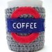 Cozy Cover Coffee Cozy Mug Cozy London Underground cosy gray red blue