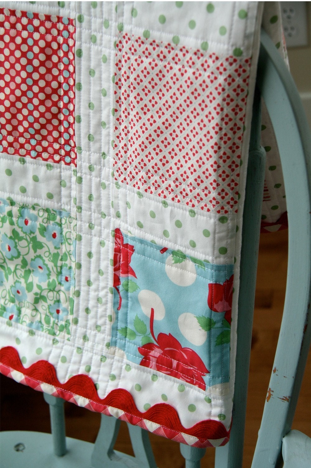 CUSTOM LISTING FOR CHRISTIE baby girl quilt