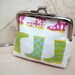 White coin purse 'Rain Boots'