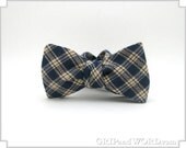 The Hampshire - Freestyle Blue Plaid Bow Tie