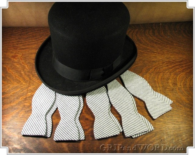 Matched Set of Five Bow Ties