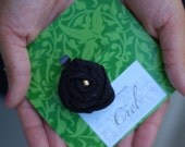 Vintage Fabric Rose Hair Clip