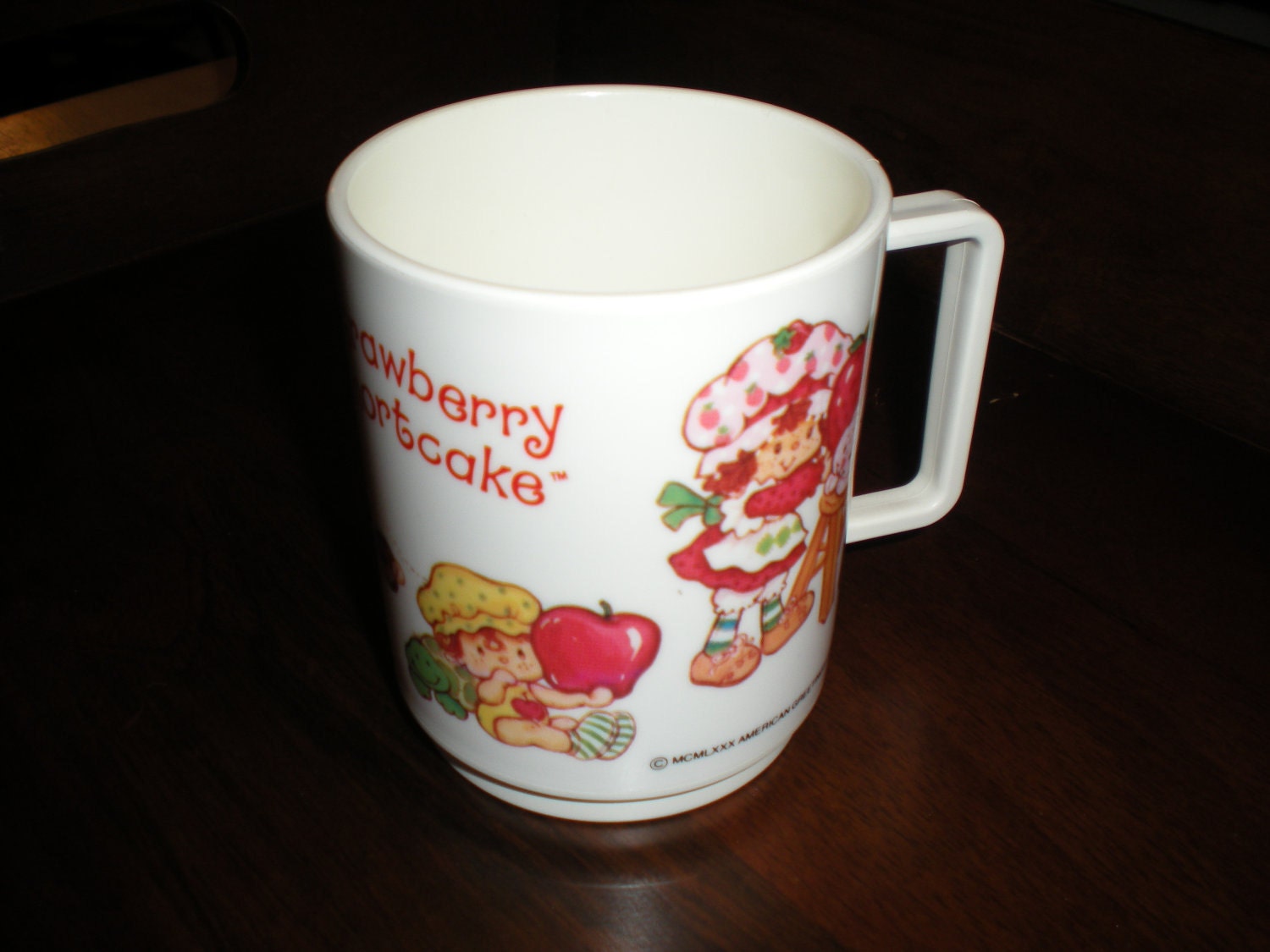VINTAGE Strawberry Shortcake Plastic Cup