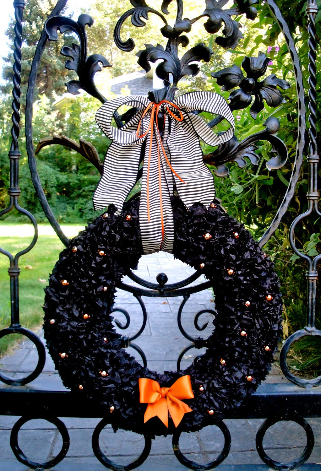 SPECIAL ORDER ONLY Halloween Wreath, Carnival of Mirth Wreath