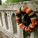 Autumn Wreath, Wool Wrapped Autumn Wreath