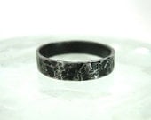 Black Iron Distressed Ring