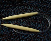 16mm (U.S. Size 19) Super Stix Wooden Circular Knitting Needles