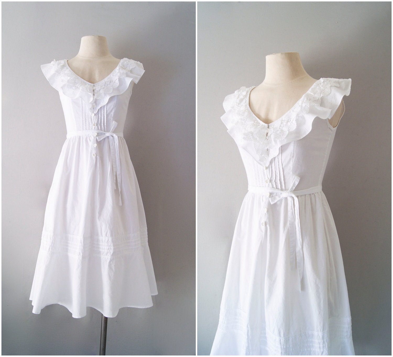 White Cotton Sundresses