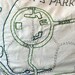 Embroidered London Map Cushion - Regent Park