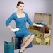 MISCHA pencil rockabilly vintage inspired dress 50s mad men