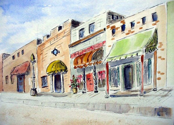 Hometown Inspirations - Original Watercolor Note Cards