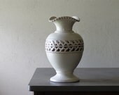 Red Wing Vase with Laurel Leaves
