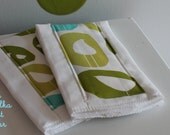 Organic Baby Boy Burp Set- Set of 2
