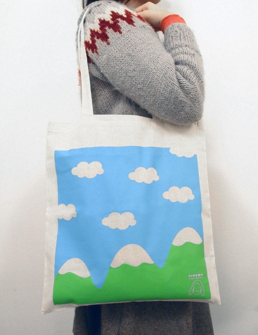 Mountains tote bag