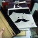Mr. Moustache tote bag