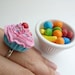 Katy Perry ring fake cupcake adjustable ring alice in wonderland pink frosting graet  prop for katy perry costume