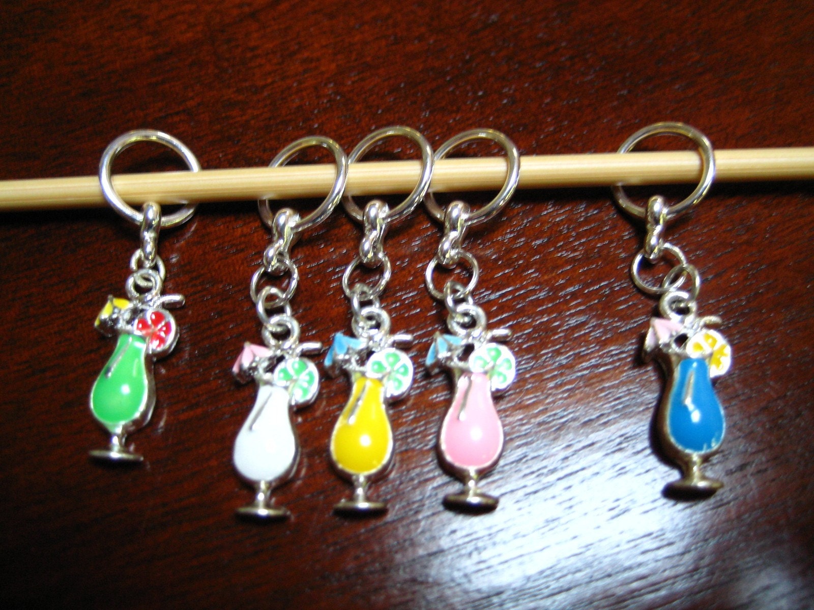 Summer Time Cocktail Stitch Markers