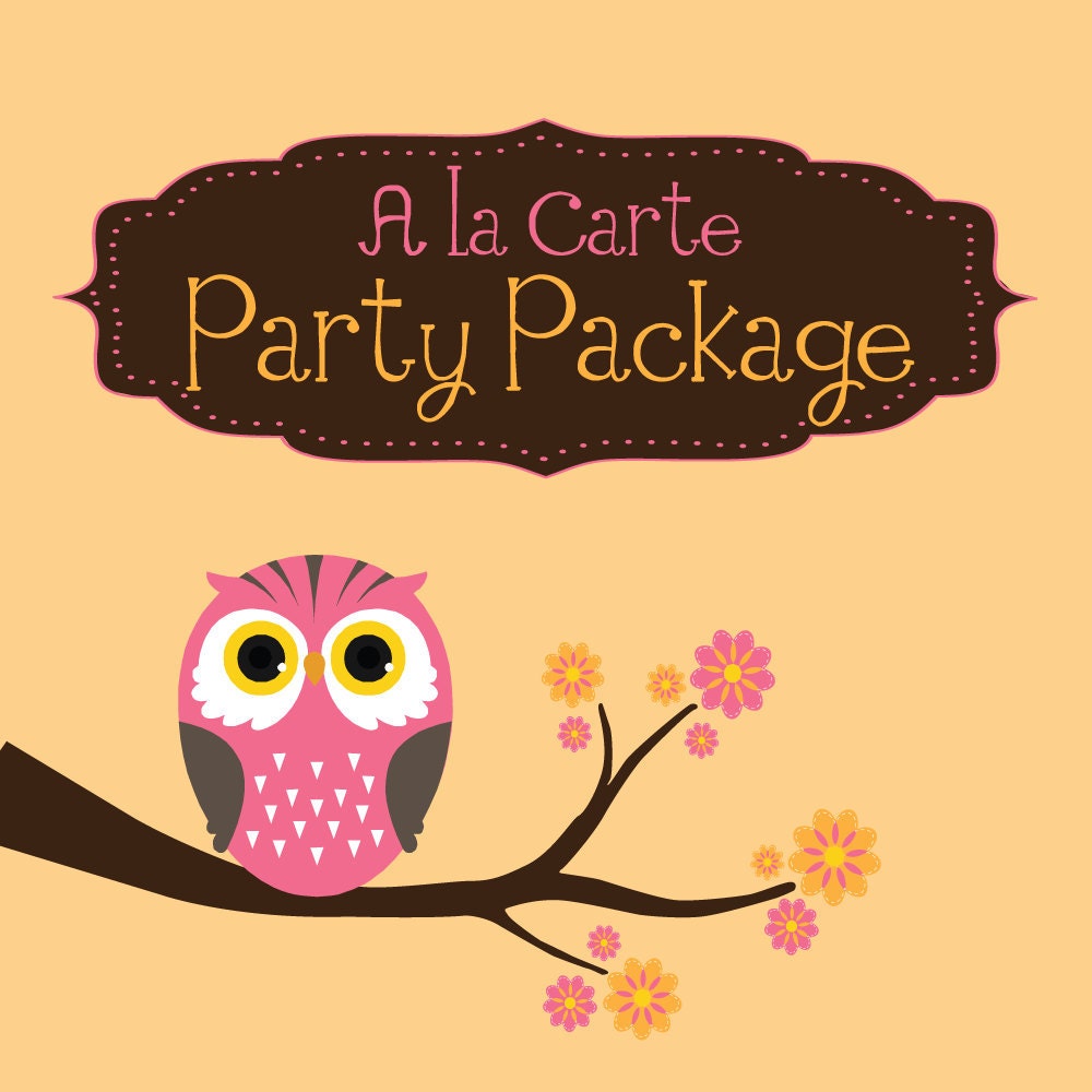 Printable PERSONALIZED Party Package (DIY)