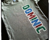 Personalized "Say My Name" Design for Boys and Girls - Baby Bodysuit or Toddler Tee - Available in various sizes and colors