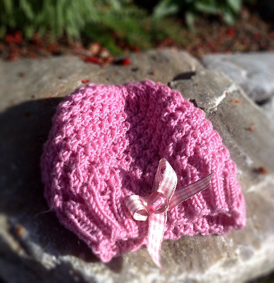 Pink babyhat