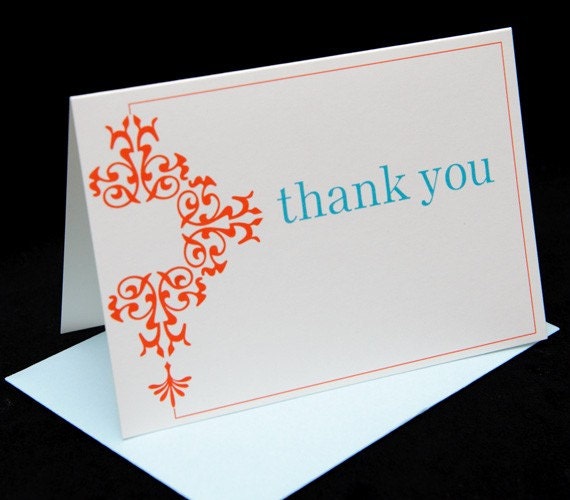 Casablanca Folded Thank You Cards (Set of 25)
