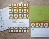 Mystic Mosaic Invitation Sample Package (Wedding card, Save the Date, RSVP, 2 Inserts)