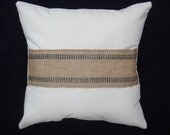 Crisp Cotton Canvas Pillow COVER