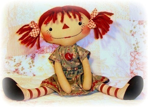 PDF Doll Pattern Rag Doll Sewing Pattern for Cloth Doll