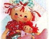 Cloth Doll Pattern, PDF Rag Doll Pattern, Sewing Pattern ePattern