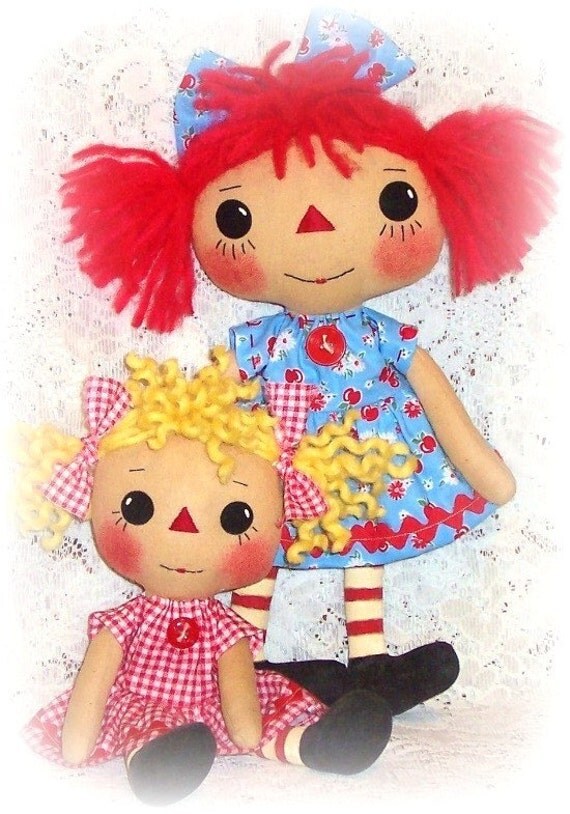 Doll Pattern, PDF pattern, Rag Doll Pattern, Cloth Doll Sewing Pattern ePattern