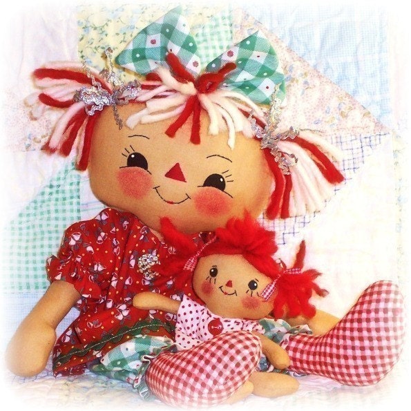 Cloth Doll Pattern, PDF Rag Doll Pattern, Sewing Pattern ePattern