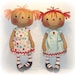 Cloth Doll Pattern, PDF, Rag Doll Pattern, Sewing Pattern, Ragdoll, Soft Doll, Softie