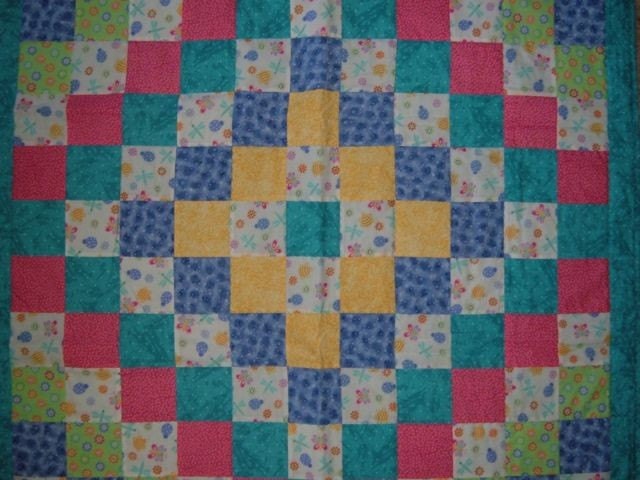 Girls Quilt With Bugs for Girls