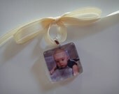 Glass Tile Bridal Charm