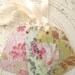 Love Tags...created with real flower petals
