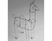Alpaca (Wire Sculpture)