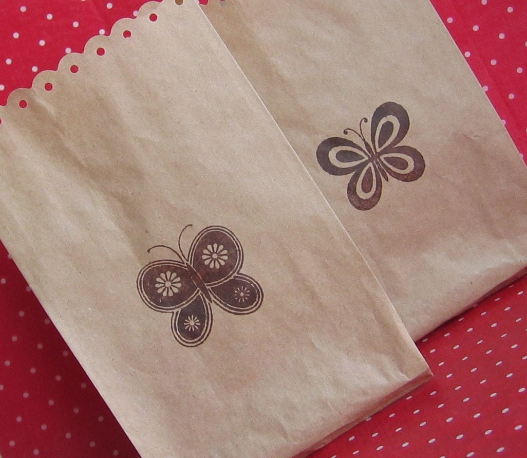 Butterfly Party Favor Treat Bags Il_570xn