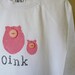 Pig T Shirt : OINK Organic Cotton Age 3 Months - 7 Years (As seen in 'Making Gifts Magazine)