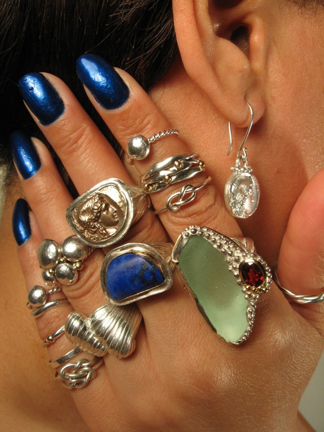 Infinity Ring Sterling Silver  Love Knot Ring Mother/Sister Ring Best Friends Promise 15 Dollars Esteverde